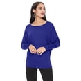 thumbnail image 1 of Women's Trendy style dolman sleeves solid tunic top, 1 of 3