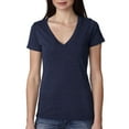 thumbnail image 1 of Women's Tri-Blend Deep V-Neck T-Shirt, 1 of 1