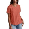 thumbnail image 1 of Women’s Tri-Blend Relaxed-Fit T-Shirt with Curved Hem, 1 of 6