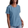 thumbnail image 1 of Women’s Tri-Blend Relaxed-Fit T-Shirt with Curved Hem, 1 of 6