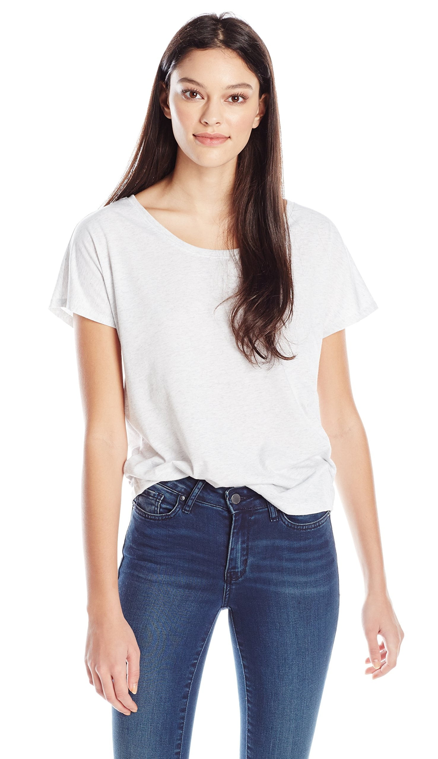 Women's Tri-Blend Scoop Neck Dolman Sleeve Top