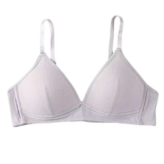 Women's Triangle Bralette Breathable Plunge Unlined Traceless Bra Summers Thin Wireless Bra Comfortable Everyday Bras