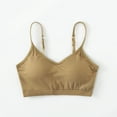 thumbnail image 1 of Women's Triangle Bralette Plunge Bra V Neck Wireless No Padded Soft Everyday Sleep Bras, 1 of 3