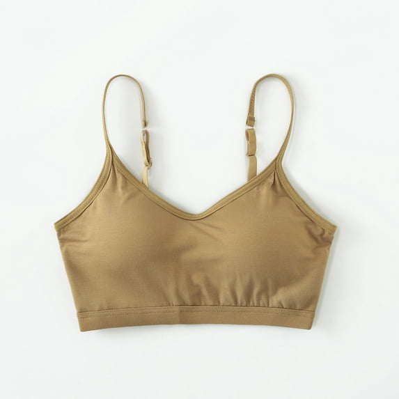 Women's Triangle Bralette Plunge Bra V Neck Wireless No Padded Soft Everyday Sleep Bras
