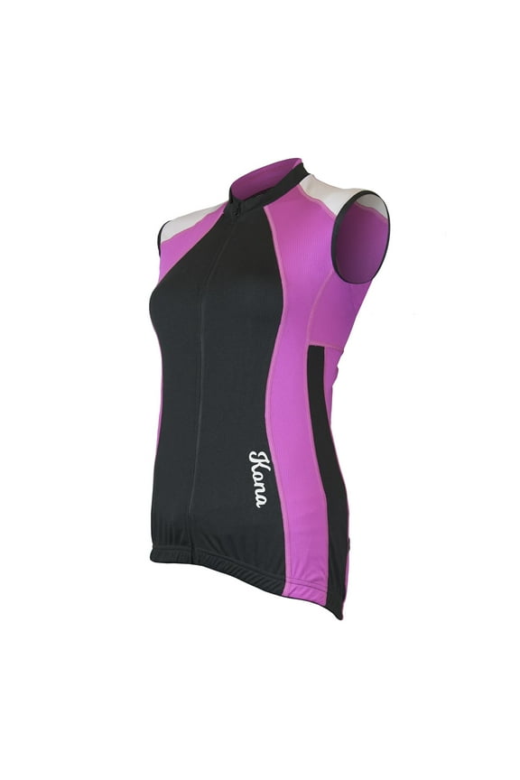 Women's Triathlon Vest Jersey - Sleeveless Tri Singlet, 2 Rear Pockets for Storage