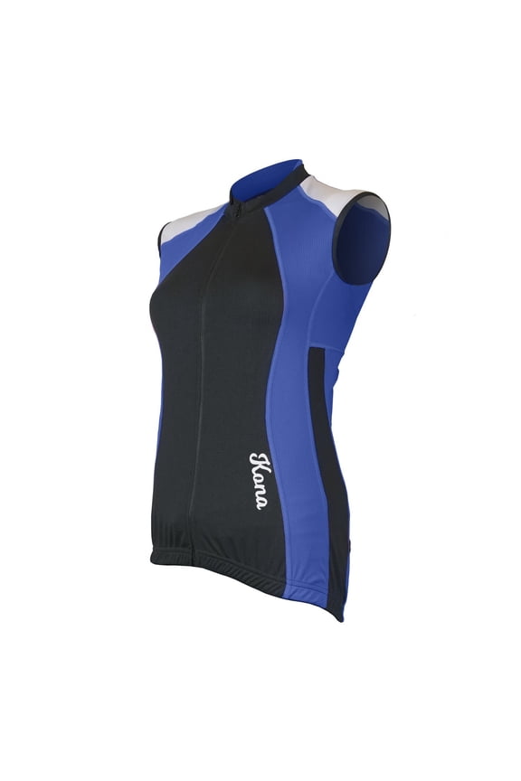 Women's Triathlon Vest Jersey - Sleeveless Tri Singlet, 2 Rear Pockets for Storage