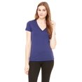 thumbnail image 1 of Women's Triblend Short-Sleeve Deep V-Neck T-Shirt, 1 of 3