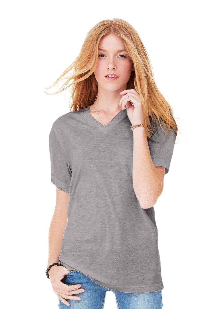 Women's Triblend Short-Sleeve V-Neck T-Shirt