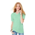 thumbnail image 1 of Women's Triblend Short-Sleeve V-Neck T-Shirt, 1 of 1