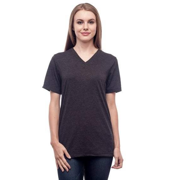 Women's Triblend Short-Sleeve V-Neck T-Shirt