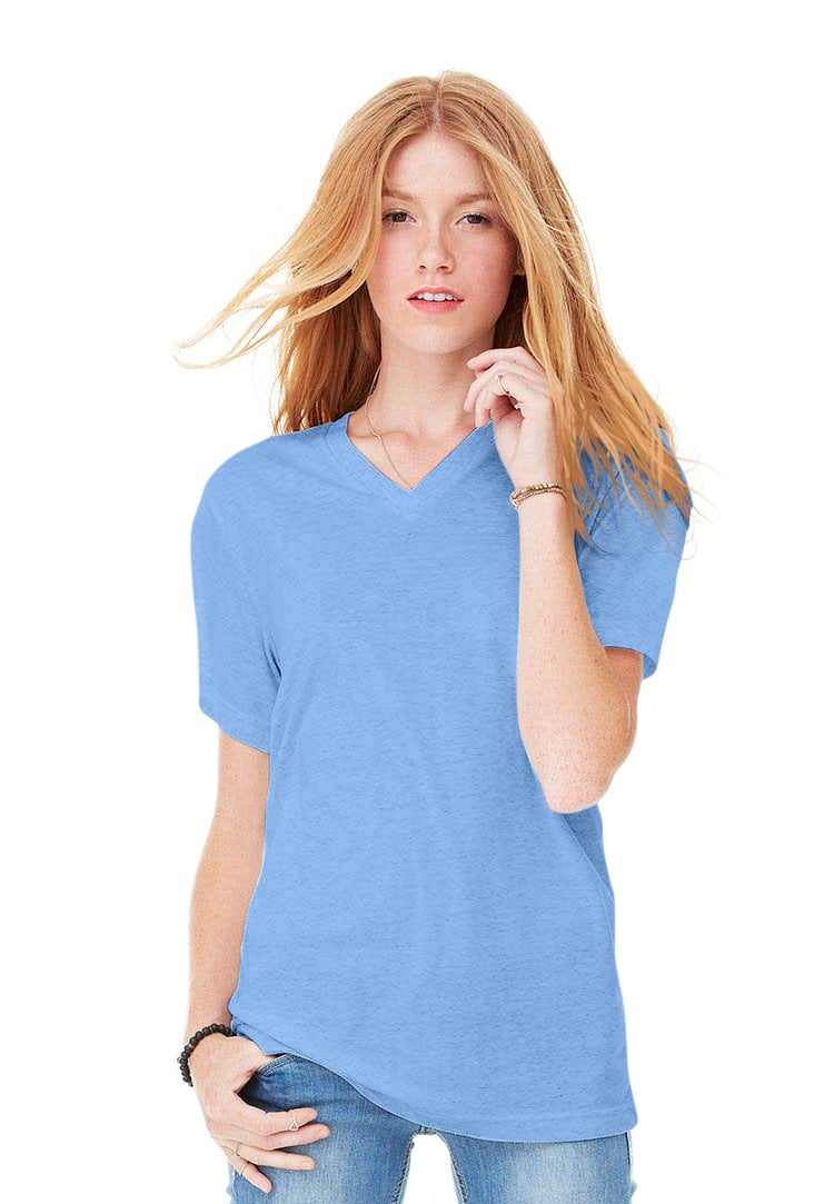 Women's Triblend Short-Sleeve V-Neck T-Shirt