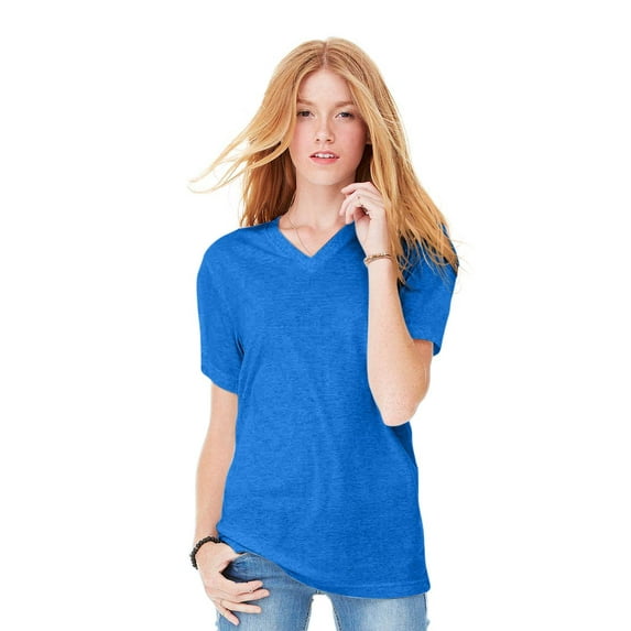 Women's Triblend Short-Sleeve V-Neck T-Shirt