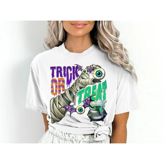 Women's Trick or Treat Halloween T-Shirt