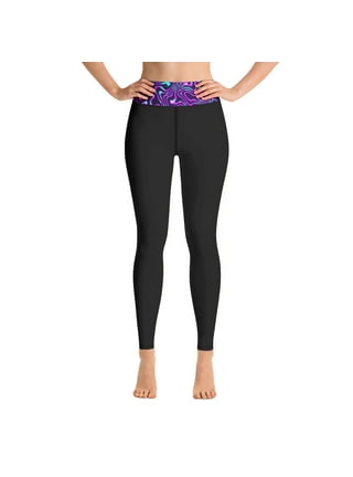 Vidfye Womens Neon High Waisted Women's Artistic Printed 80s Leggings Yoga  Running Soft Legging Pants : : Fashion
