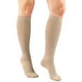 thumbnail image 1 of Women's Trouser Socks, Dress Style, Diamond Pattern: 15-20 mmHg, Tan, Medium, 1 of 6