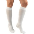 thumbnail image 1 of Women's Trouser Socks, Dress Style, Diamond Pattern: 15-20 mmHg, White, Small, 1 of 6