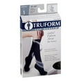 thumbnail image 1 of Women's Trouser Socks, Dress Style, Rib Pattern: 15-20 mmHg, Black, Large, 1 of 2