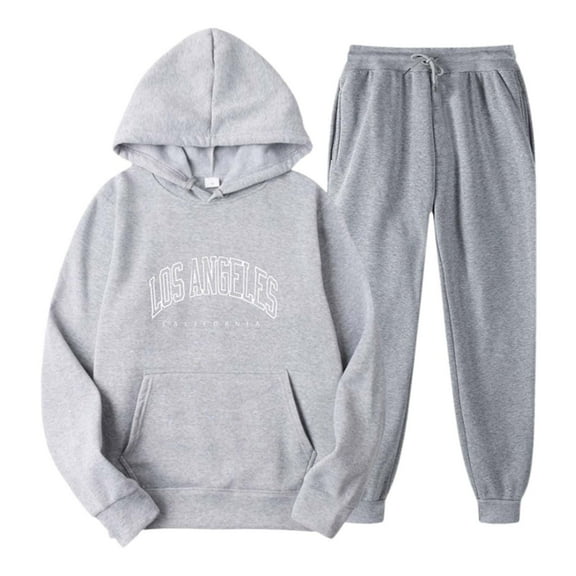 Women's Trousers Suit Matching Couples' Hoodies Set Fashionable Lined Sweatshirts Comfortable Stylish Pullover Hooded Tracksuits