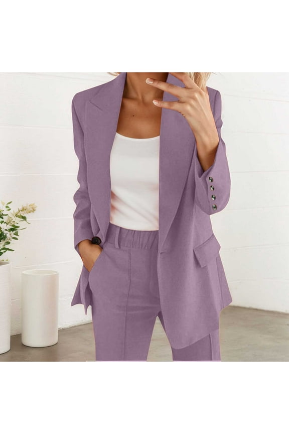 Women's Trousers Suit Wear Stretch Comfortable Business Casual Pants Set For Dating Travel And School Snow Sweater Women Womens Petite Pant Suits Rompers with Train for Women plus Size Womens Snow