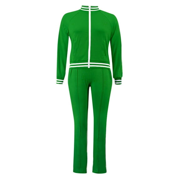 Women's Trousers Suit Winter Casual 2 Piece Pants Sportswear Set Fashionable Solid Color Outfit Comfortable Stylish