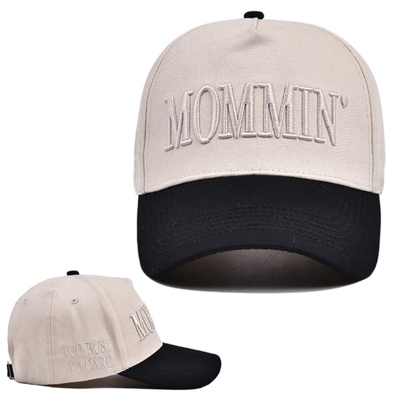 Women's Trucker Hat Retro Two Tone Ponytail Baseball Cap Embroidered Adjustable Hat Great Present For Mom & Women