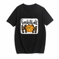 thumbnail image 1 of Women's Tshirt Basketball Mom Leopard Basketball Mama T-Shirt, 1 of 4