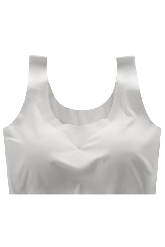 Women's Tshirt Bras Classic Wirefree Invisible Comfort Seamless Bra Breathable Full Coverage Pull-On Bralette