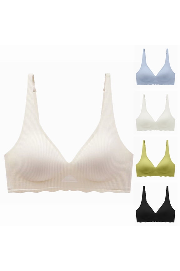 Women's Tube Top Bra Vest Wireless Camisole Lingerie, Breathable Side Support Underwear, Comfortable Gathering Sleep Top, Anti Exposure Modesty Layer, Seamless Wide Strap Bralette