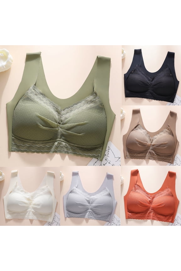 Women's Tube Top Bralette Wireless Gathering, Beautiful Back Strapless Style Lingerie, Thin Breathable Minimizer Banduea, Small Chest Push Up Big Bust Slimming Bra