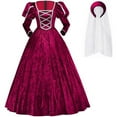 thumbnail image 1 of Women's Tudor Era Ball Gown - Elizabethan Renaissance Historical Dress for Medieval-Themed Events, 1 of 7