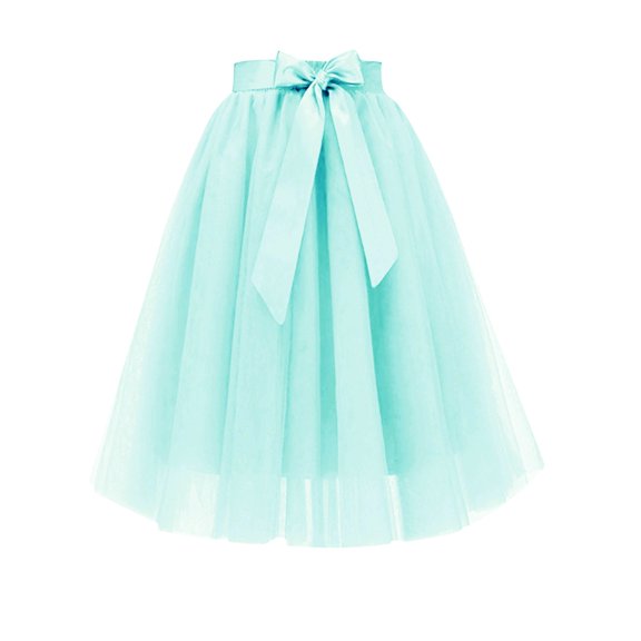 Women's Tulle Skirts - Princess Soft Ballet Dance Cosplay Prom Party Skirt Elastic Tulle Tutu Skirts Layered Womens Ballet Tutu Skirts for Girls Carnival Costumes for Women