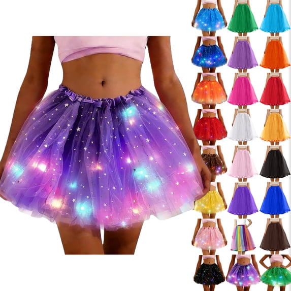 Women's Tulle Tutu Skirt - Multi-Layered Fluffy Princess Skirt for Role-playing,Parties & Costumes