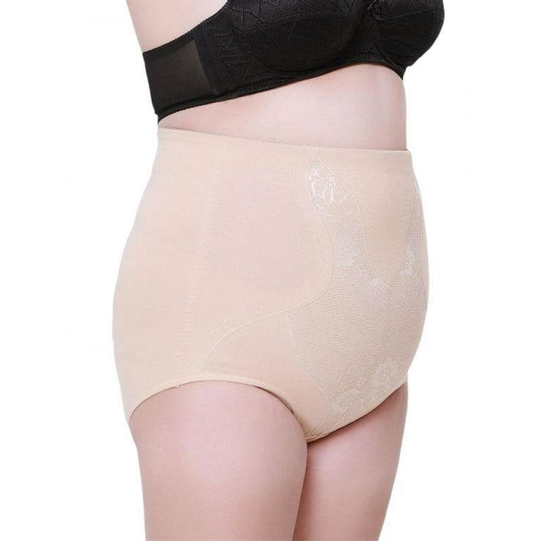 Women's Tummy Control Panty Floral Lace Body Shaper High Waist