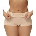 thumbnail image 1 of Women's Tummy Control Shapewear Panties Faja Butt Lifting Underwear Lace Body Shaper Panties for Women, 1 of 7