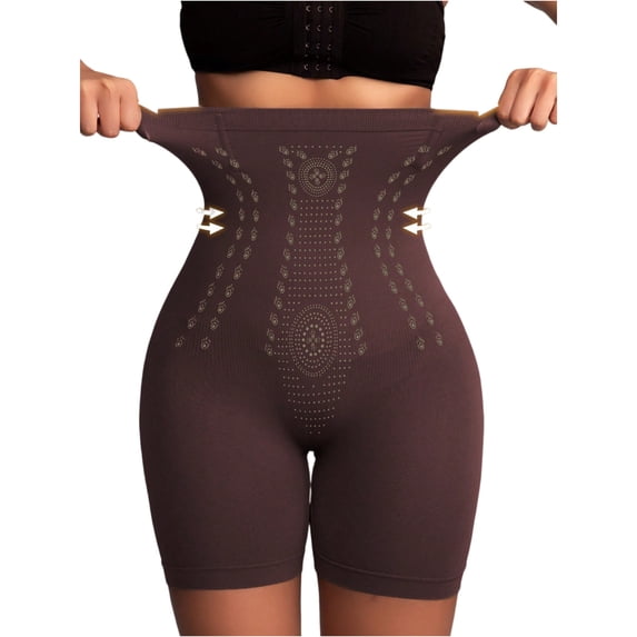 Women's Tummy Control Underwear High-Waisted Shapewear Shorts, Waist Slimming Seamless Underwear S