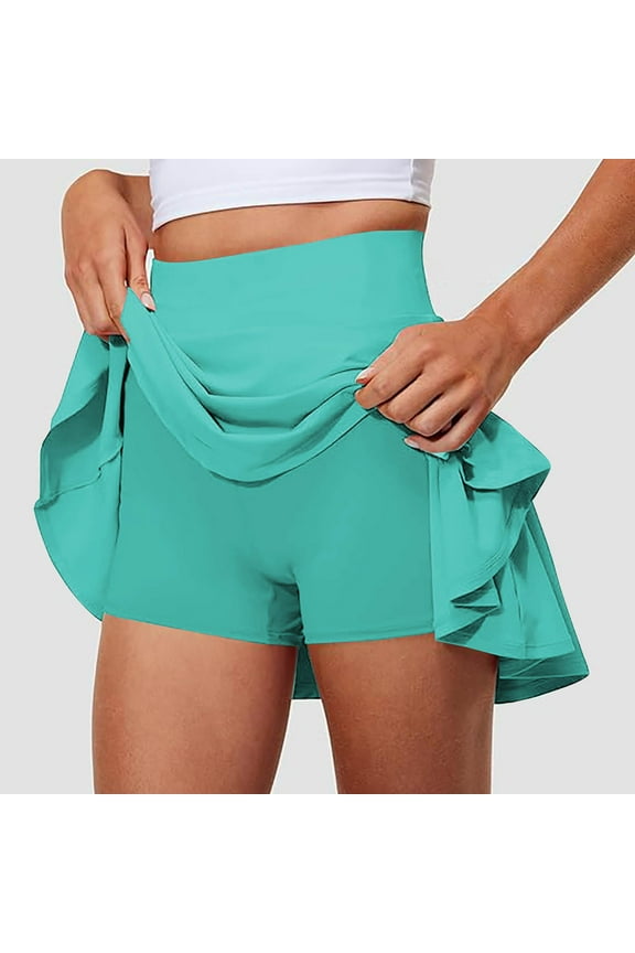 Women's Tummy Control Yoga Skirts Seamless Workout Skirts Breathable Quick-Dry Fabric for Pilates Body-Sculpting Workout Leggings