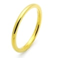 thumbnail image 1 of Women's Tungsten Carbide Wedding Band Ring 2mm Comfort Fit High Polish Gold Tone Thin Classic Tungsten Ring, 1 of 3