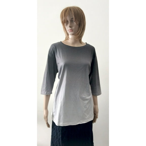 Women’s Tunic Black/White 3/4 Sleeve Size 2XL
