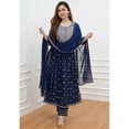 thumbnail image 1 of Women's Tunic Kurti Indian Pakistani Anarkali Set Dress Bollywood Salwar Kameez, 1 of 5