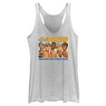 thumbnail image 1 of Women's Turning Red 4*Town Breaking Free World Tour Racerback Tank Top White Heather X Small, 1 of 4