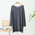 thumbnail image 1 of Women's Turtleneck Long Sleeve Casual Neck Internal Construction Solid Color Shirt Top, 1 of 7