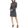 thumbnail image 1 of Women's Turtleneck Sweater Dress Medium Heather Grey XL, 1 of 1