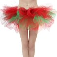 thumbnail image 1 of Women's Tutu Skirt Elastic 5 Layered Vintage Tulle Ballet Skirt Party Festival Costume, 1 of 7