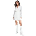 thumbnail image 1 of Women's Tuxedo Mini Dress Winter Ivory S, 1 of 1