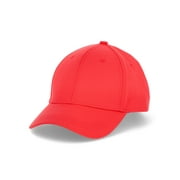 Women's Twill Classic Baseball Hat by Way to Celebrate, One Size, Red Engine