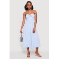 thumbnail image 1 of Women's Twist Front Strapless Midi Dress, 1 of 3