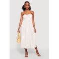 thumbnail image 1 of Women's Twist Front Strapless Midi Dress, 1 of 3