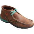 thumbnail image 1 of Women's Twisted X WDM0093 Driving Moc Brown/Turquoise Leather 11 M, 1 of 6