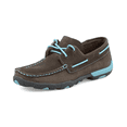 thumbnail image 1 of Women's Twisted X WDM0098 Boat Shoe Grey/Light Blue Leather 5.5 M, 1 of 6