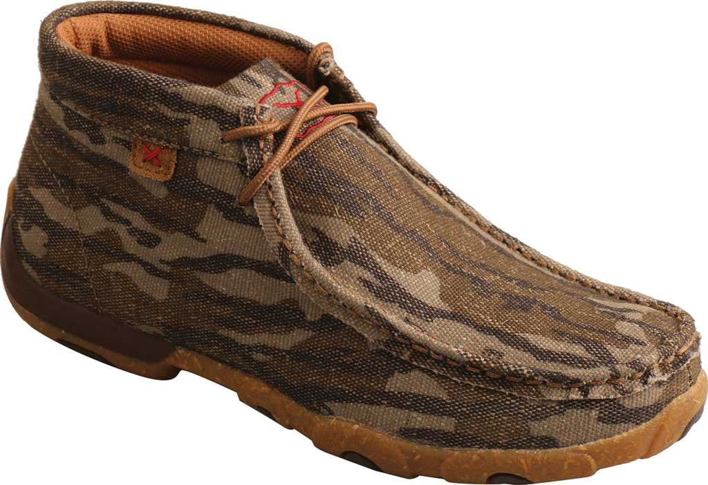 Women's Twisted X WDM0135 Mossy Oak Chukka Driving Moc Camo Eco Tweed 7